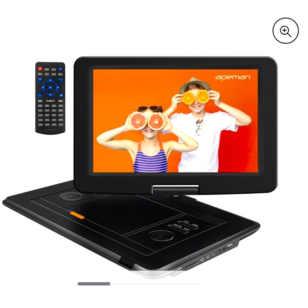 Apeman PV1570 Portable DVD Player 15.5” Swivel Screen – New Sealed
